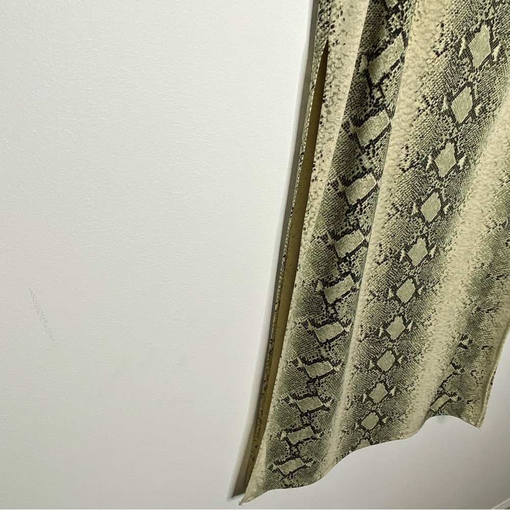 Cache Y2k Green Python Maxi Skirt Set - image 8